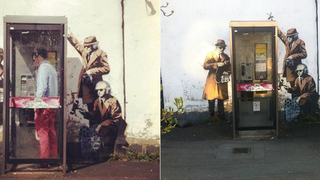 Banksy's Latest Depicts Spying, Right Outside the UK Intelligence HQ